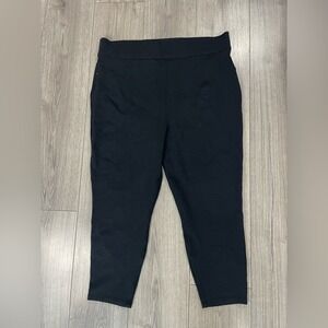SPANX The Perfect Pants Ponte Ankle 4-Pocket Black Sz 3X‎ Petite Plus Size